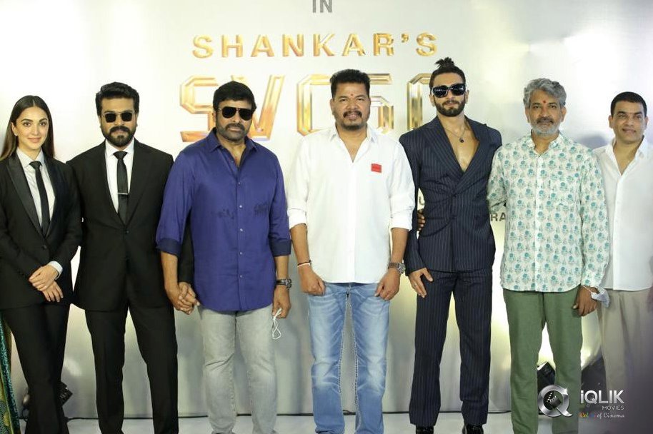 Ram Charan and Shankar Movie Launch Photos